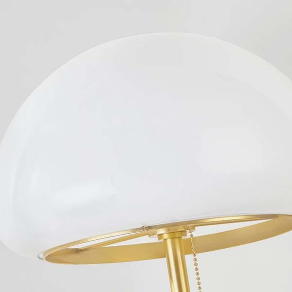 【MITZI】アメリカ・モダンテーブルライト「Cortney」1灯・ホワイト（Φ299×H464mm）