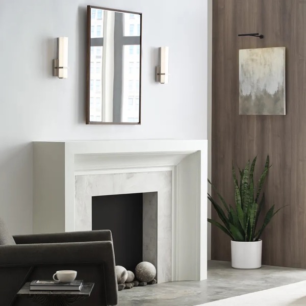 【TECH LIGHTING】アメリカ・ウォールライト「Milan 13 Bath」シルバー（W79×D110×H310mm）