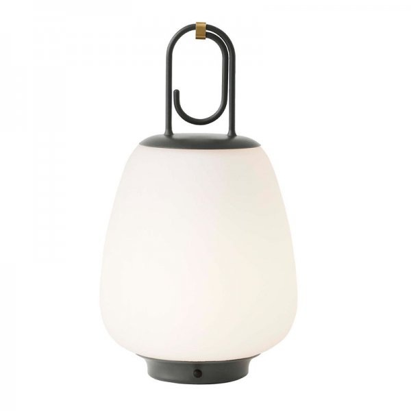 【&Tradition】デンマーク・北欧デザイン照明「Lucca SC51 table lamp」コードレステーブルランプ オパール-モス(Φ160×H280mm)