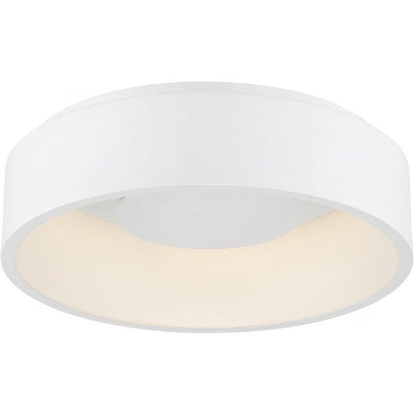 【NUVO】アメリカ・LED シェードシーリングライト「ORBIT」1灯（W450×H150mm）