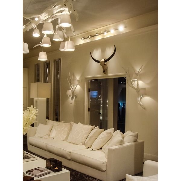 【MARETTI】オランダ・シェードウォールライト「OAK」2灯 WHITE（W500×H1000mm）