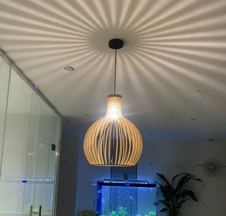 北欧デザインペンダントライト 1灯・ウッド（φ230～φ550mm） | EL JEWEL