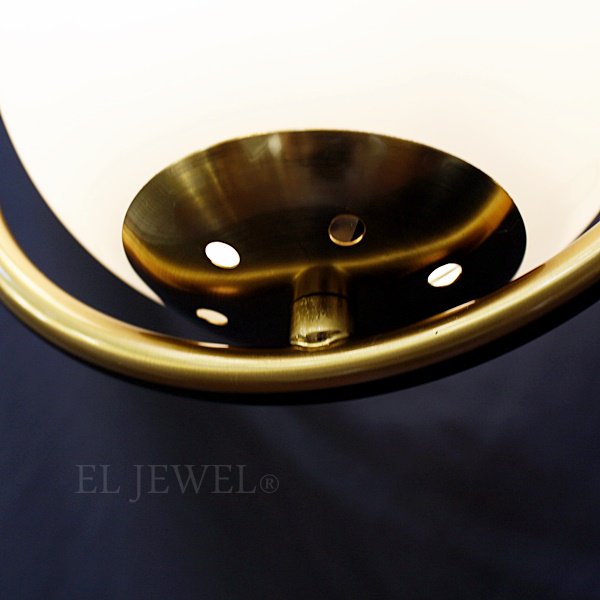 ガラスボールシェードペンダントライト1灯（W200×H400mm）