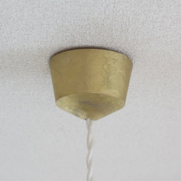 【FUTAGAMI】「ペンダントランプ プリーツ ロング」1灯・鋳肌（φ160×H210mm）