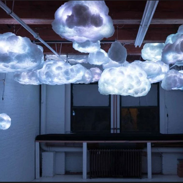 【WorkOf】アメリカ・デザイン照明 ペンダントライト「Interactive Cloud」(W432~762mm)