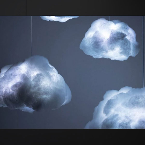【WorkOf】アメリカ・デザイン照明 ペンダントライト「Interactive Cloud」(W432~762mm)