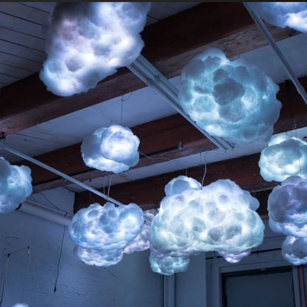 【WorkOf】アメリカ・デザイン照明 ペンダントライト「Interactive Cloud」(W432~762mm)