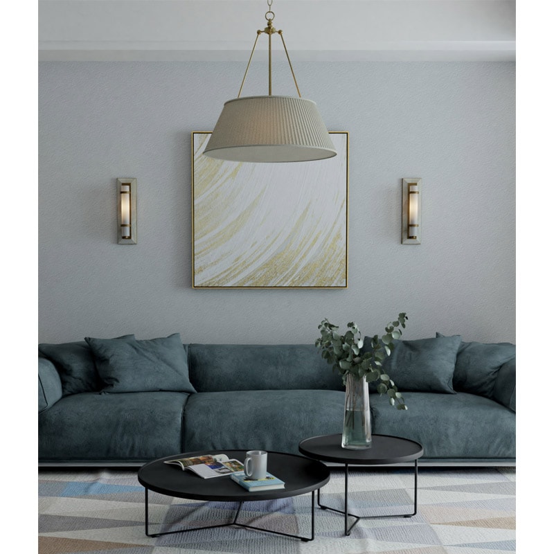 【CURREY】アメリカ・ウォールライト 1灯「Bruneau」ゴールド(W120×D110×H430mm)