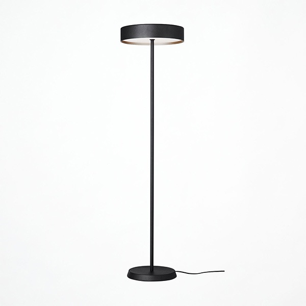 グローLEDフロアランプ「Glow LED-floor lamp」ブラック／ホワイト（Φ380×H1500mm）