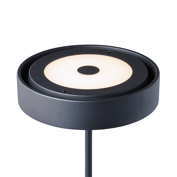 グローLEDフロアランプ「Glow LED-floor lamp」ブラック／ホワイト（Φ380×H1500mm）