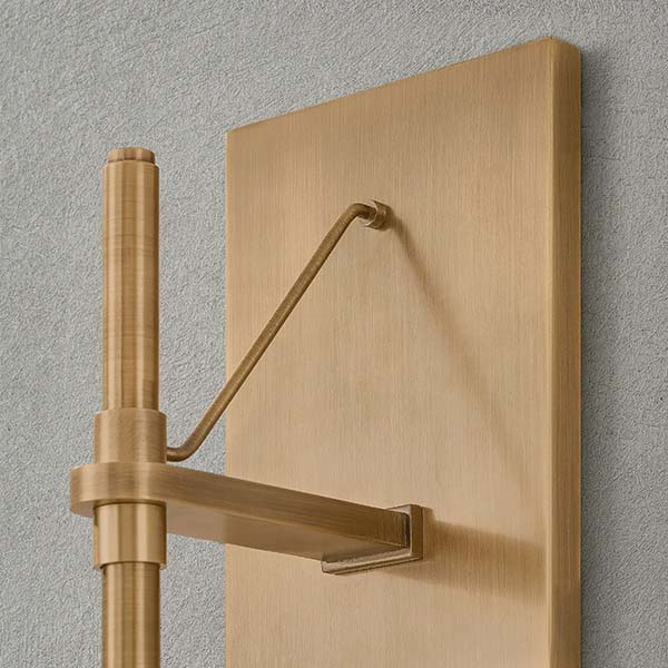 【TROY】アメリカ・デザイン照明 ウォールライト「Shenandoah」1灯 PATINA BRASS（W121×D153×H559mm）