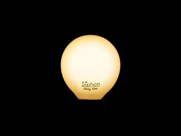 【国内メーカー】【LED電球】[Siphon]Ball50 White ショートフィラメント 口金E17（φ50x75mm）※調光対応【業販対象外】