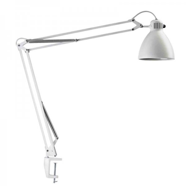 【Luxo】「L-1 desk lamp, white」テーブルランプ ホワイト(Φ160×D1040mm)