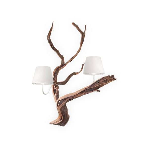 【MARETTI】オランダ・シェードウォールライト「OAK」2灯 WALNUT（W500×H1000mm）