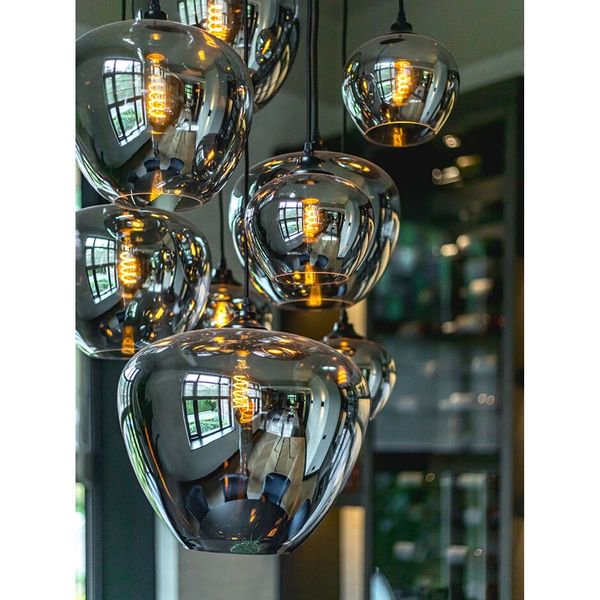 【MARETTI】オランダ・シーリングペンダントライト「TULIP」10灯  SMOKE（W1200×H1500mm）