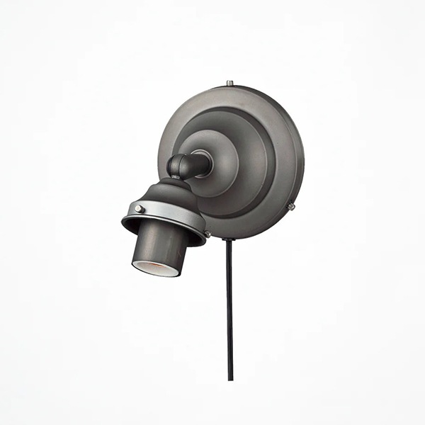 カスタム照明　ベーシックウォールライト　1灯・ゴールド／シルバー／ブロンズ（φ136×D109mm）【業販対象外】