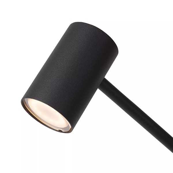 【LUCIDE】ベルギー デザイン照明 充電式テーブルライト「TIPIK」Black（W289×H525mm）