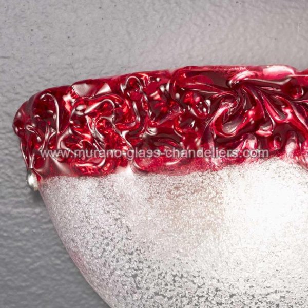 【MURANO GLASS CHANDELIERS】イタリア・ヴェネチアンガラスウォールライト1灯「PHARA」（W260×D130×H130mm）