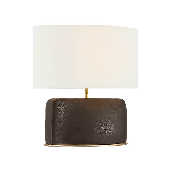 【Visual Comfort】テーブルライト 1灯 「Amantani Medium Sculpted Form Table Lamp」　ブラック (W559×H584mm)