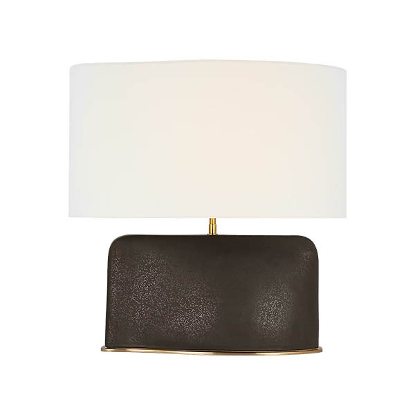 【Visual Comfort】テーブルライト 1灯 「Amantani Medium Sculpted Form Table Lamp」　ブラック (W559×H584mm)