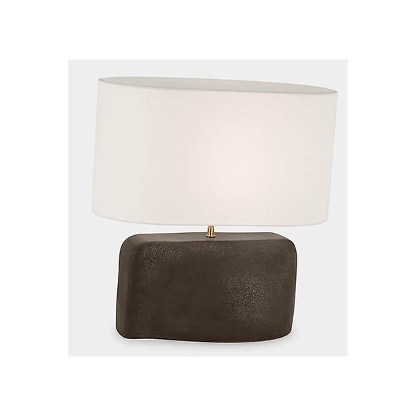 【Visual Comfort】テーブルライト 1灯 「Amantani Medium Sculpted Form Table Lamp」　ブラック (W559×H584mm)