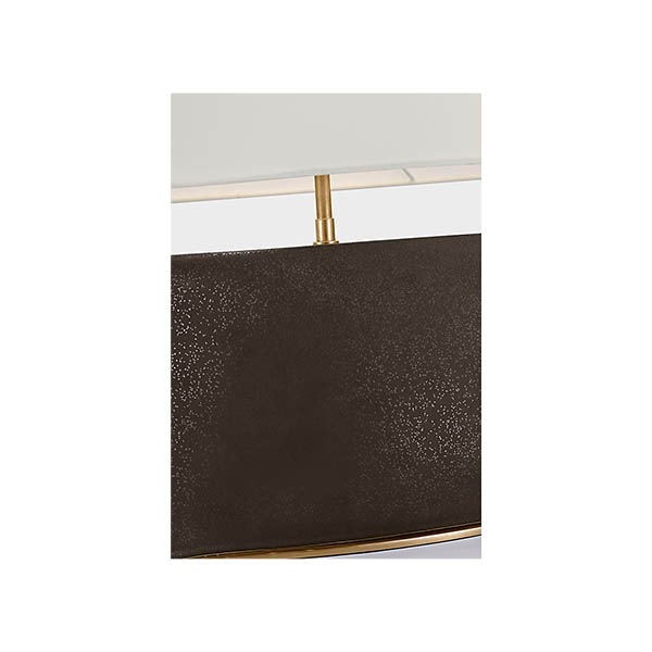 【Visual Comfort】テーブルライト 1灯 「Amantani Medium Sculpted Form Table Lamp」　ブラック (W559×H584mm)