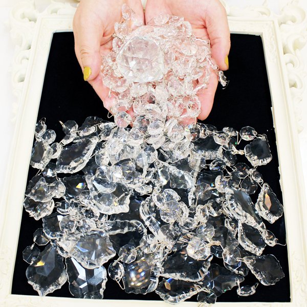 【福袋】チャイニーズクリスタルパーツ 福袋 (6灯1台作れる分量)