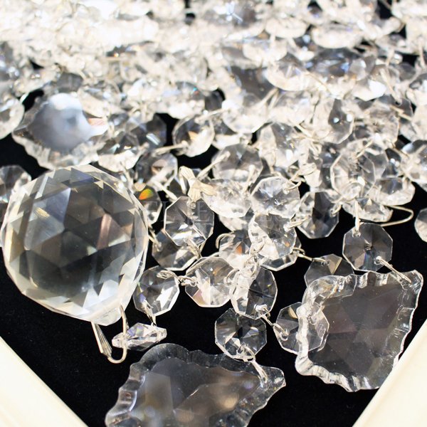 【福袋】チャイニーズクリスタルパーツ 福袋 (6灯1台作れる分量)