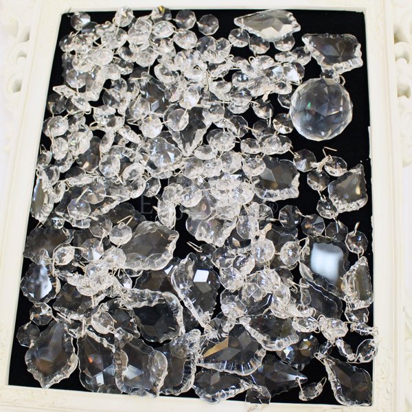 【福袋】チャイニーズクリスタルパーツ 福袋 (6灯1台作れる分量)