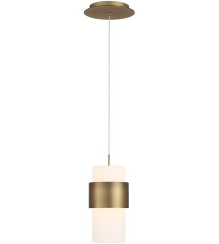 【WAC LIGHTING】ミニペンダントライト「Banded」1灯（L127×W127×H235mm）