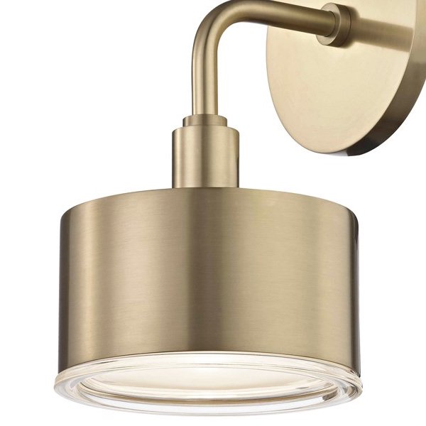 【MITZI】アメリカ・モダンウォールライト「NORA」1灯・ゴールド（W133.4×H241.3mm）