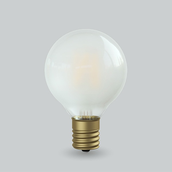 国内メーカー】【LED電球】[Siphon] Ball50 Frost(グロス) 口金E17