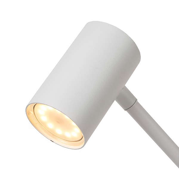 【LUCIDE】ベルギー デザイン照明 充電式テーブルライト「TIPIK」White（W289×H525mm）