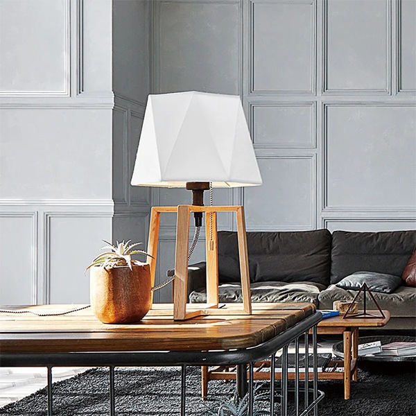 エスプレッソ2テーブルランプ「Espresso 2」1灯　ホワイト・ブラウン（φ240×H370mm）