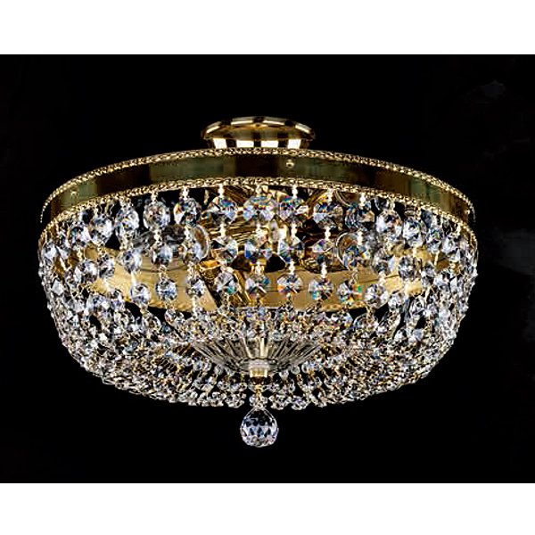 ART GLASS】クリスタルシーリングシャンデリア「JASNA」3灯(W350