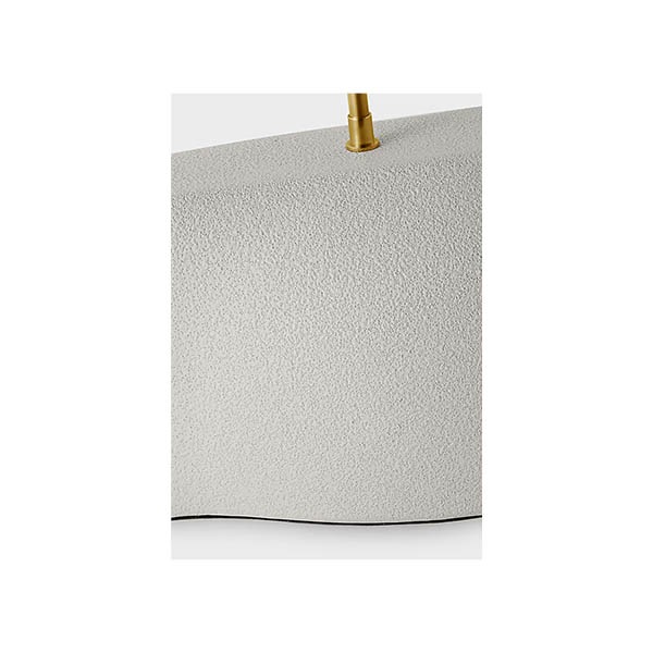 【Visual Comfort】テーブルライト 1灯 「Amantani Medium Sculpted Form Table Lamp」　ホワイト (W559×H584mm)