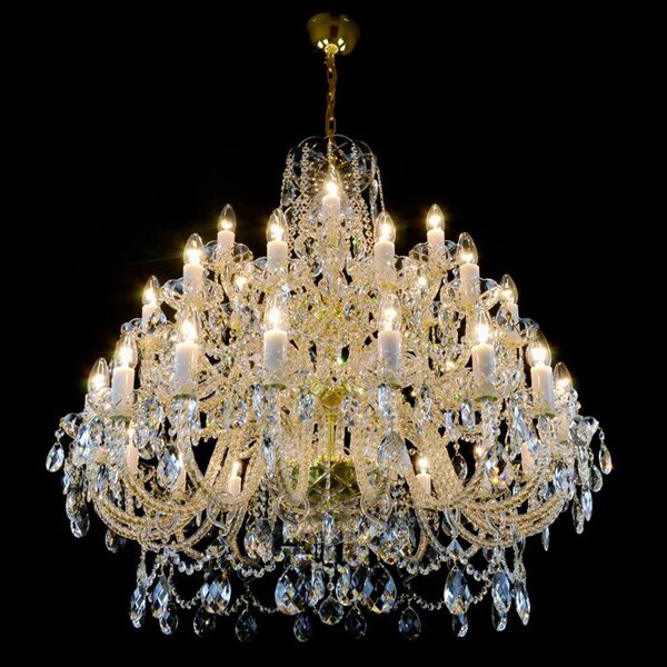 WRANOVSKY】クリスタルシャンデリア「Auratu」 36灯 ゴールドor