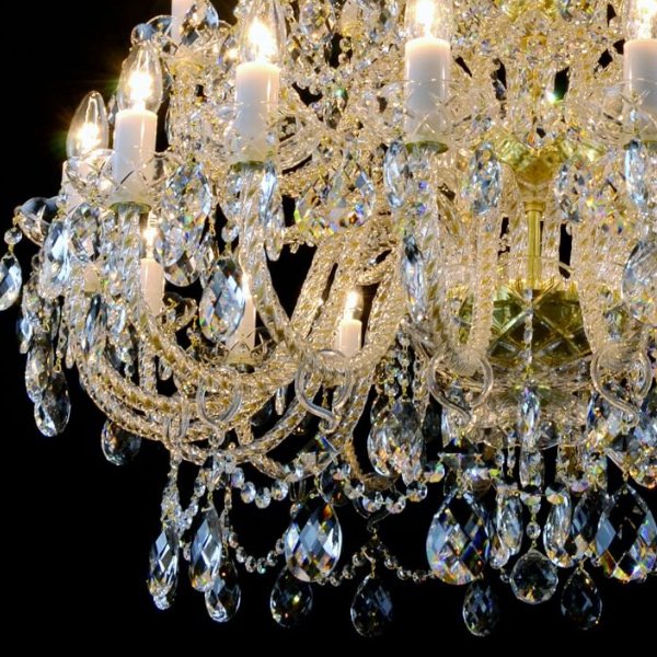 WRANOVSKY】クリスタルシャンデリア「Auratu」 36灯 ゴールドor