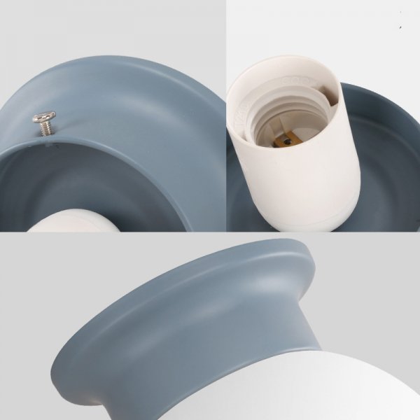 【リーズナブル】LEDシーリングライト 1灯 ピンク/イエロー/ブルー/グリーン （D150mm×H175mm）