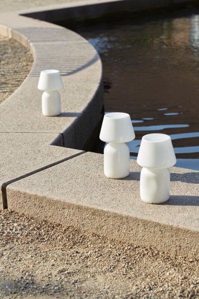 【HAY】北欧デザイン照明「Apollo Portable table lamp, white」テーブルライト(Φ125×D220mm)