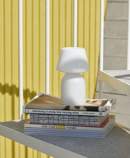【HAY】北欧デザイン照明「Apollo Portable table lamp, white」テーブルライト(Φ125×D220mm)
