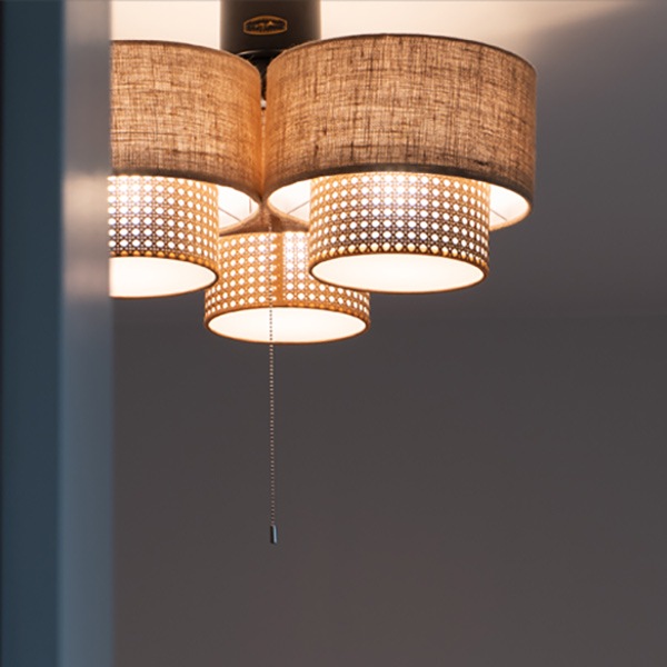 【HERMOSA】リーデン トロワ シーリングランプ 3灯「RIEDEN TROIS」（φ680×H360mm）