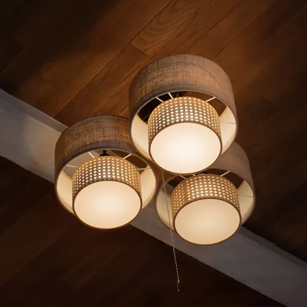 【HERMOSA】リーデン トロワ シーリングランプ 3灯「RIEDEN TROIS」（φ680×H360mm）