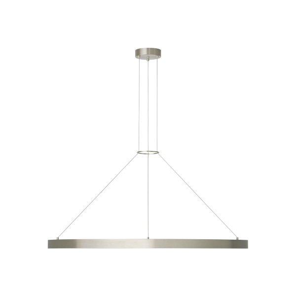 【TECH LIGHTING】アメリカ・ペンダントライト「BODIAM」1灯Satin Nickel（W1220×L1220×H50mm）