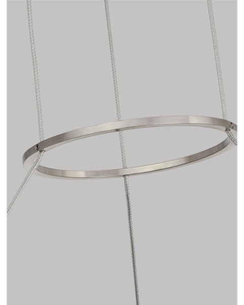 【TECH LIGHTING】アメリカ・ペンダントライト「BODIAM」1灯Satin Nickel（W1220×L1220×H50mm）