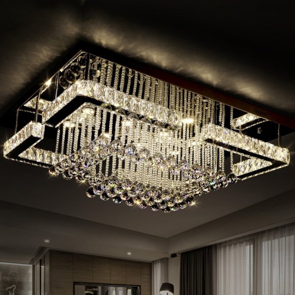 E-Light】LEDシャンデリア (L900×W700/L1000×W800/L1200×W800