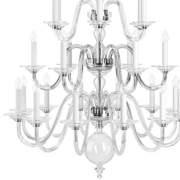 【Preciosa】「Eugene L-HISTORIC DESIGN」シャンデリア24灯クローム(W990×H1310mm)