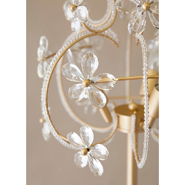 クリスタルフロアランプ3灯「ALMA」（φ340×H1560mm） | EL JEWEL