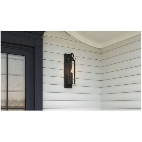 【QUOIZEL】アメリカ・デザイン照明 アウトドア ウォールライト 1灯「Redan」ブラック（W140×D190×H560mm）