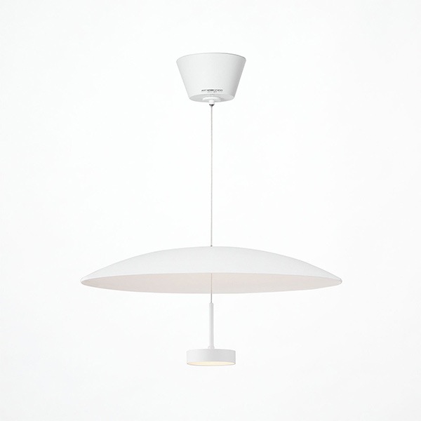 コアLEDシェードペンダントライト「Core LED-shade pendant light」1灯・ブラック／ホワイト（φ540mm）